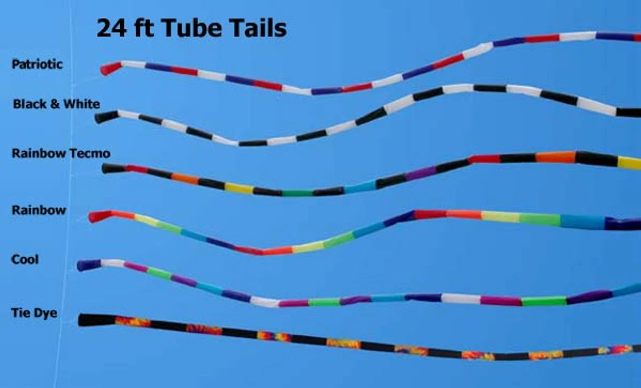 24 Ft Tube Tail (Tie Dye) 2 24 Ft Tube Tail (Tie Dye) - Image 2