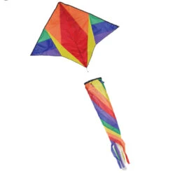 Gyro Delta With Spin Sock (Rainbow) 5 Gyro Delta With Spin Sock (Rainbow) -Fashion Kite Accessories Store 06 33094lg 52916.1434723028