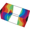 Wavy Rainbow Traditional Box Kite