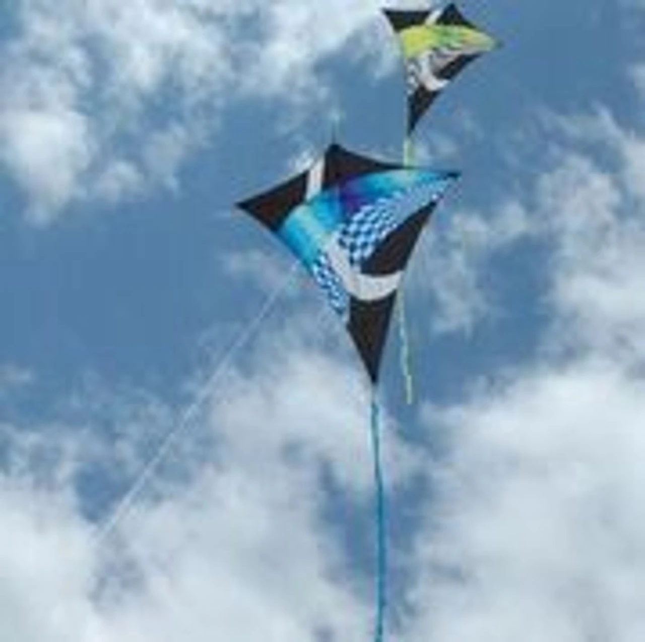 65" Borealis Sky-Shark Diamond Kite - Neon Tronic 3 65" Borealis Sky-Shark Diamond Kite - Neon Tronic - Image 3