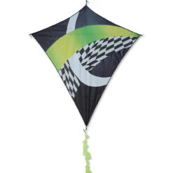 65" Borealis Sky-Shark Diamond Kite - Neon Tronic