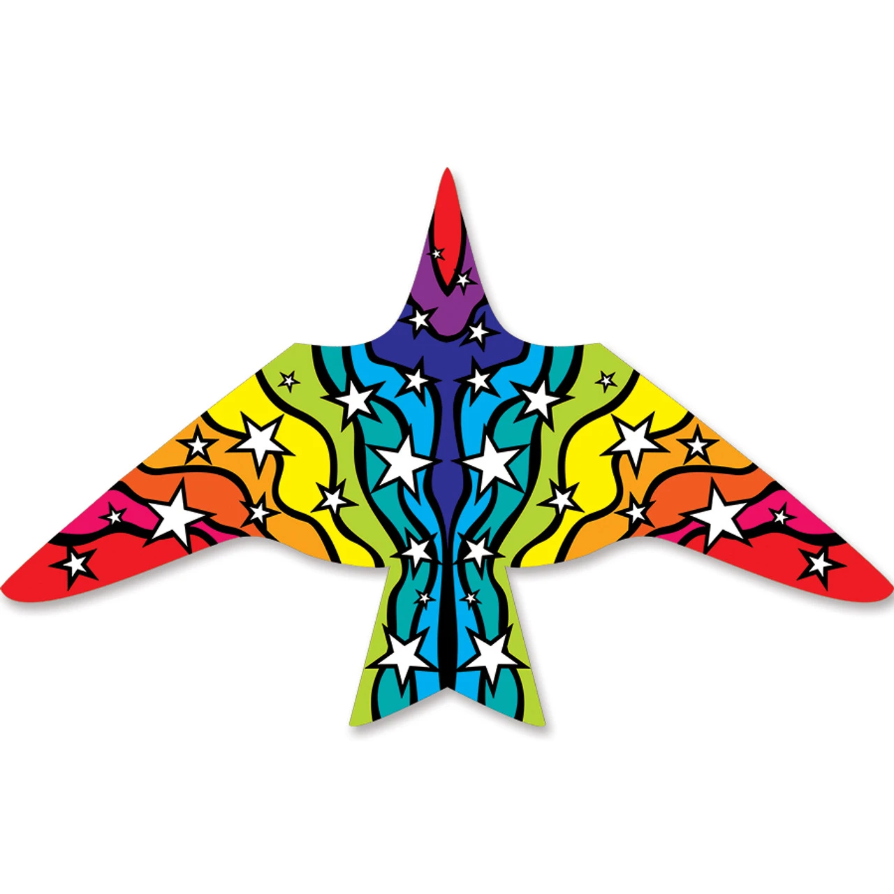 Thunderbird Kite - 11.5 Ft. Rainbow Stars 1 Thunderbird Kite - 11.5 Ft. Rainbow Stars