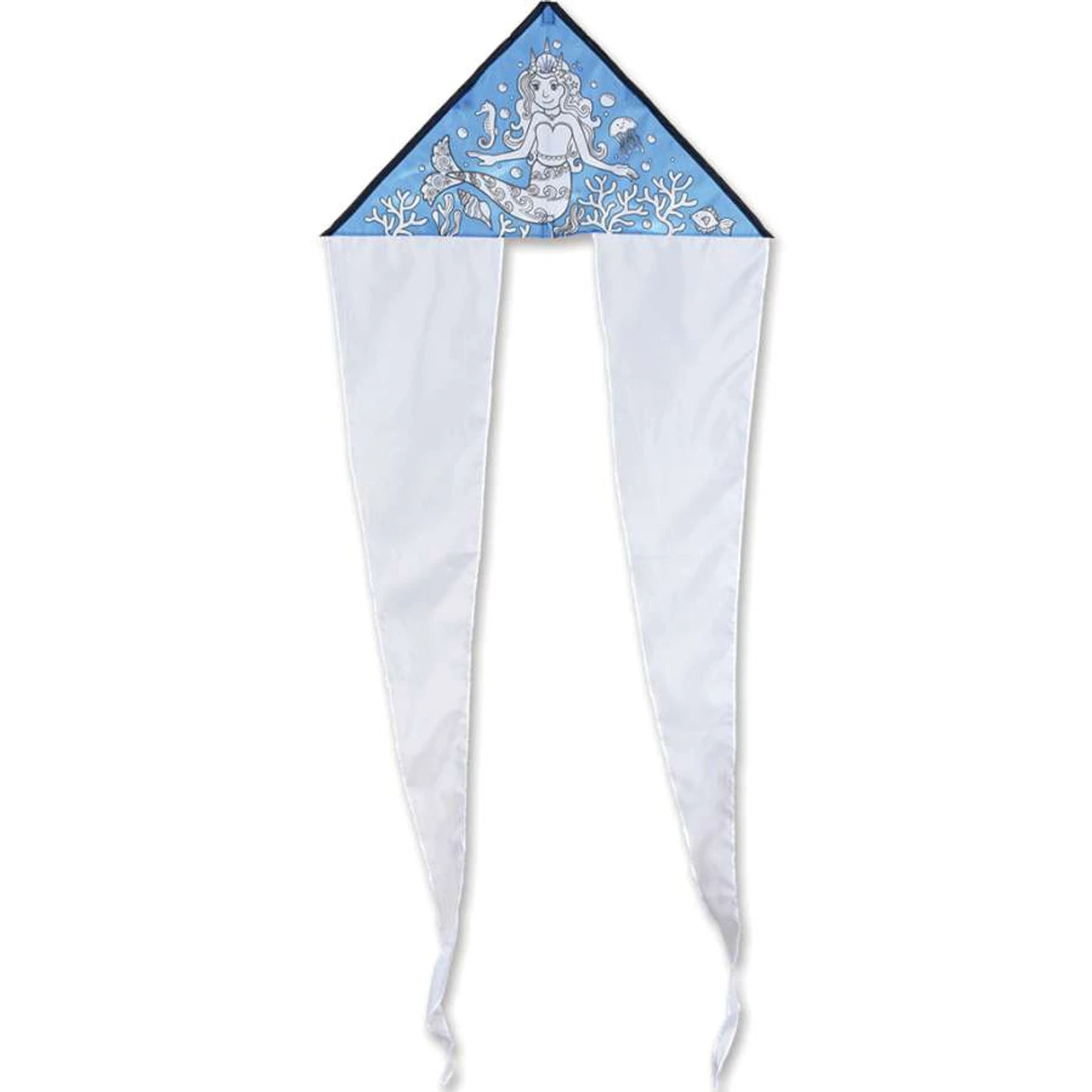 Coloring Kites - Mermaid 1 Coloring Kites - Mermaid