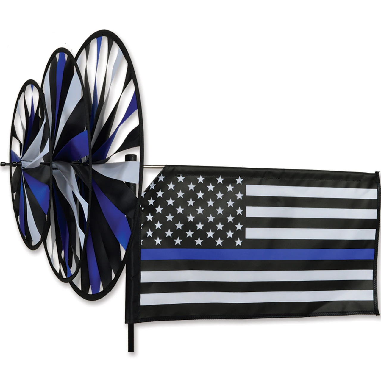 Premier® Triple Spinner - Thin Blue Line - Police 1 Premier® Triple Spinner - Thin Blue Line - Police