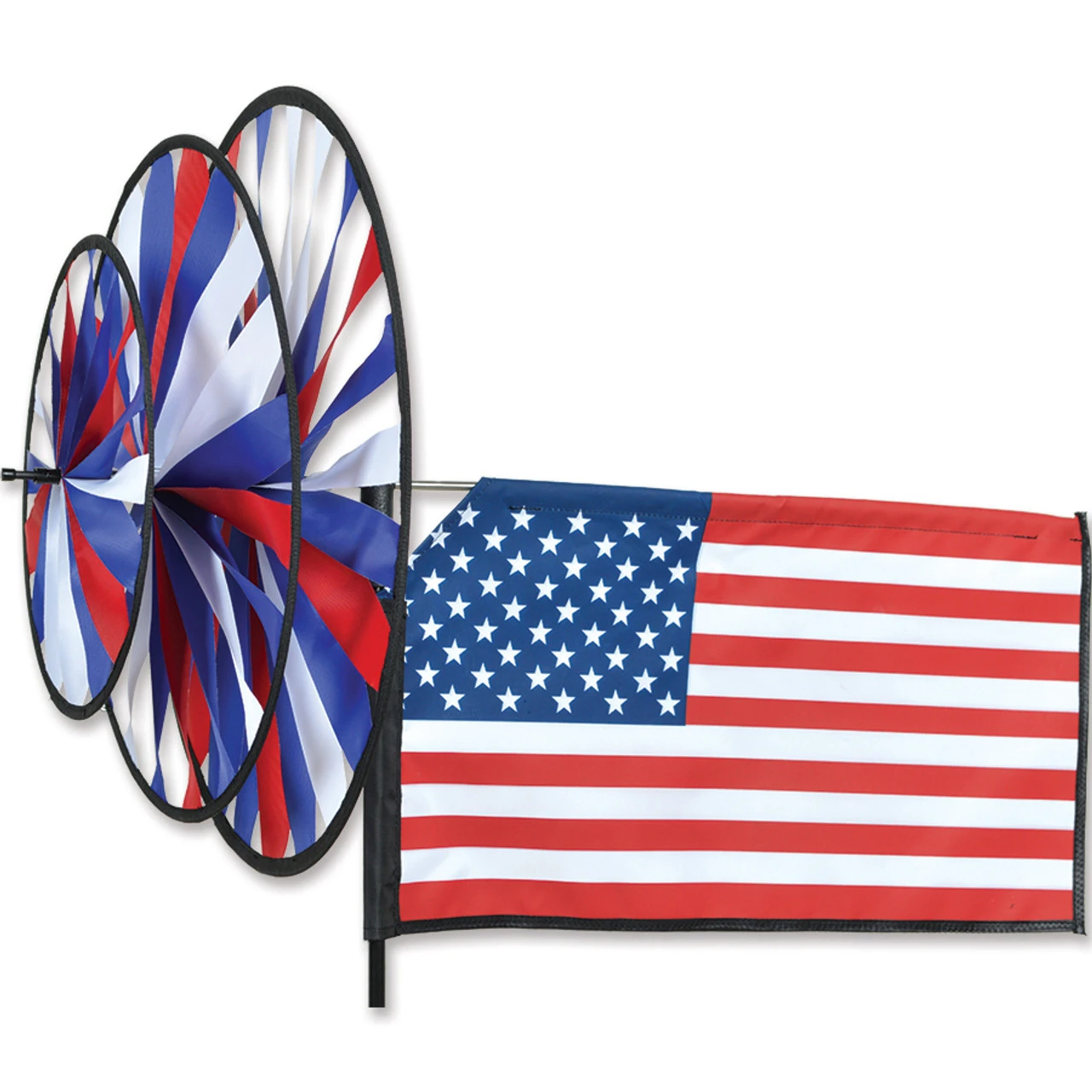 Premier® Triple Spinner - American Flag 1 Premier® Triple Spinner - American Flag
