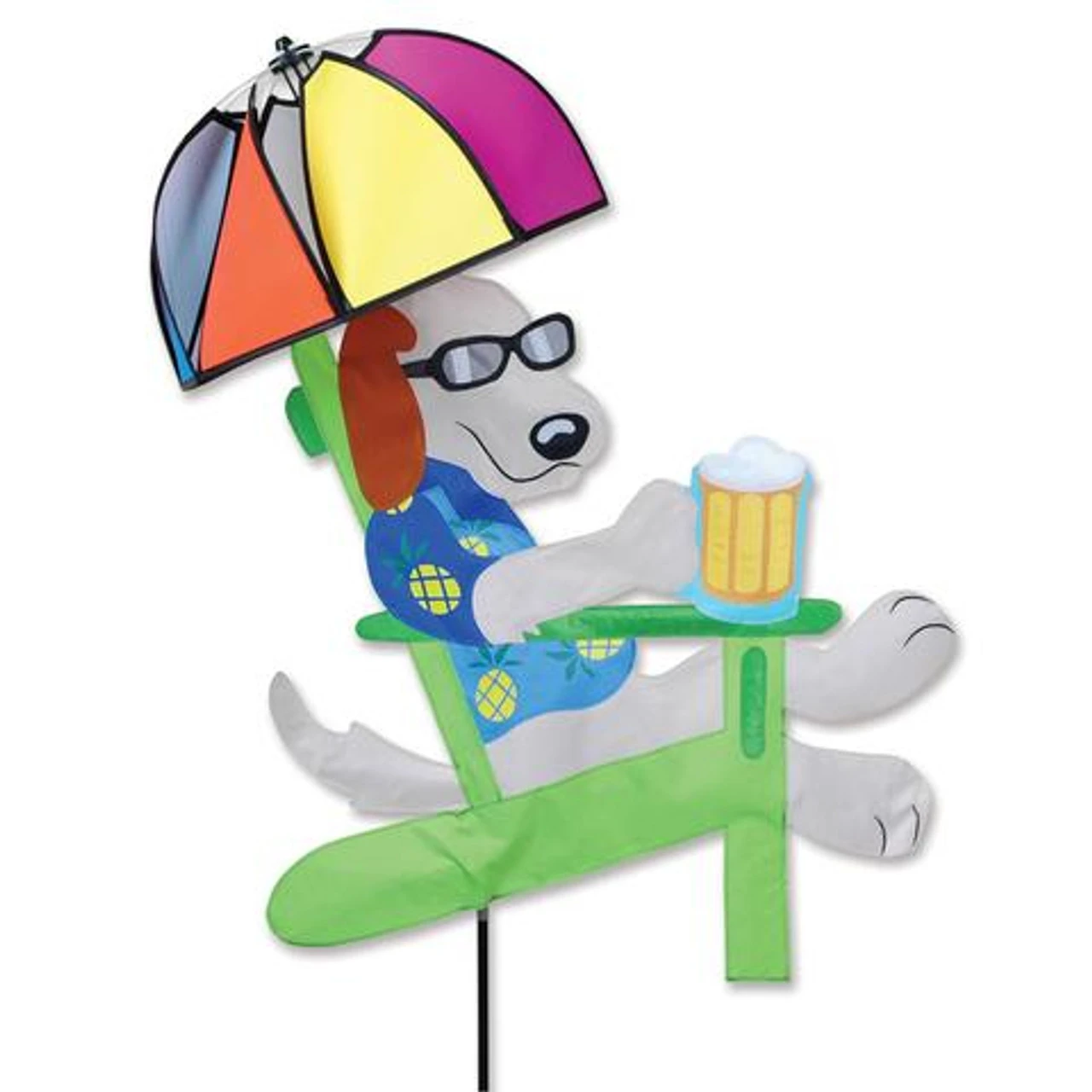 Premier® Lawn Spinner - Party Aloha Dog Spinner 1 Premier® Lawn Spinner - Party Aloha Dog Spinner