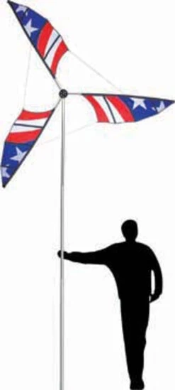 Premier® 9.5' Patriotic Wind Generator