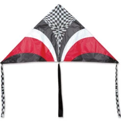 6 Ft. 5 In. Delta Kite - Red Op-Art