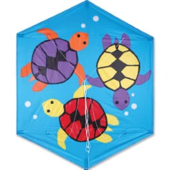 56" Sea Turtles -Rokkaku Kite