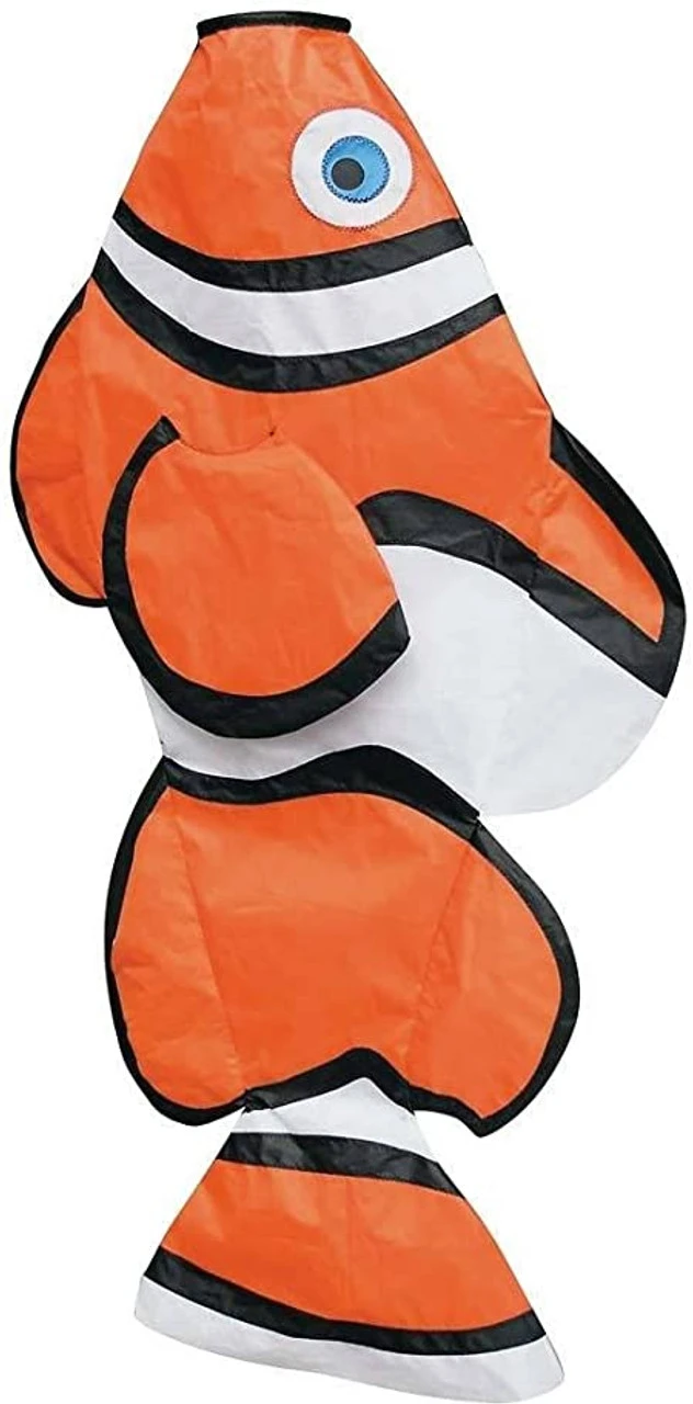 6 Ft. Giant Clown Fish Windsock 1 6 Ft. Giant Clown Fish Windsock