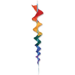 Premier® David Ti - Large Fusilli - Rainbow Spinning Windsock