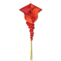 Premier® David Ti - Large Rotini Spinning Windsock - Red