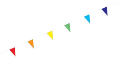 Flag Line (Rainbow) -Fashion Kite Accessories Store LDY99161bg flagline rnbw 39002.1332974328