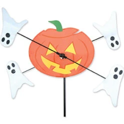 Premier® Lawn Spinner - 10" Pumpkin & Ghosts Whirligig Spinner