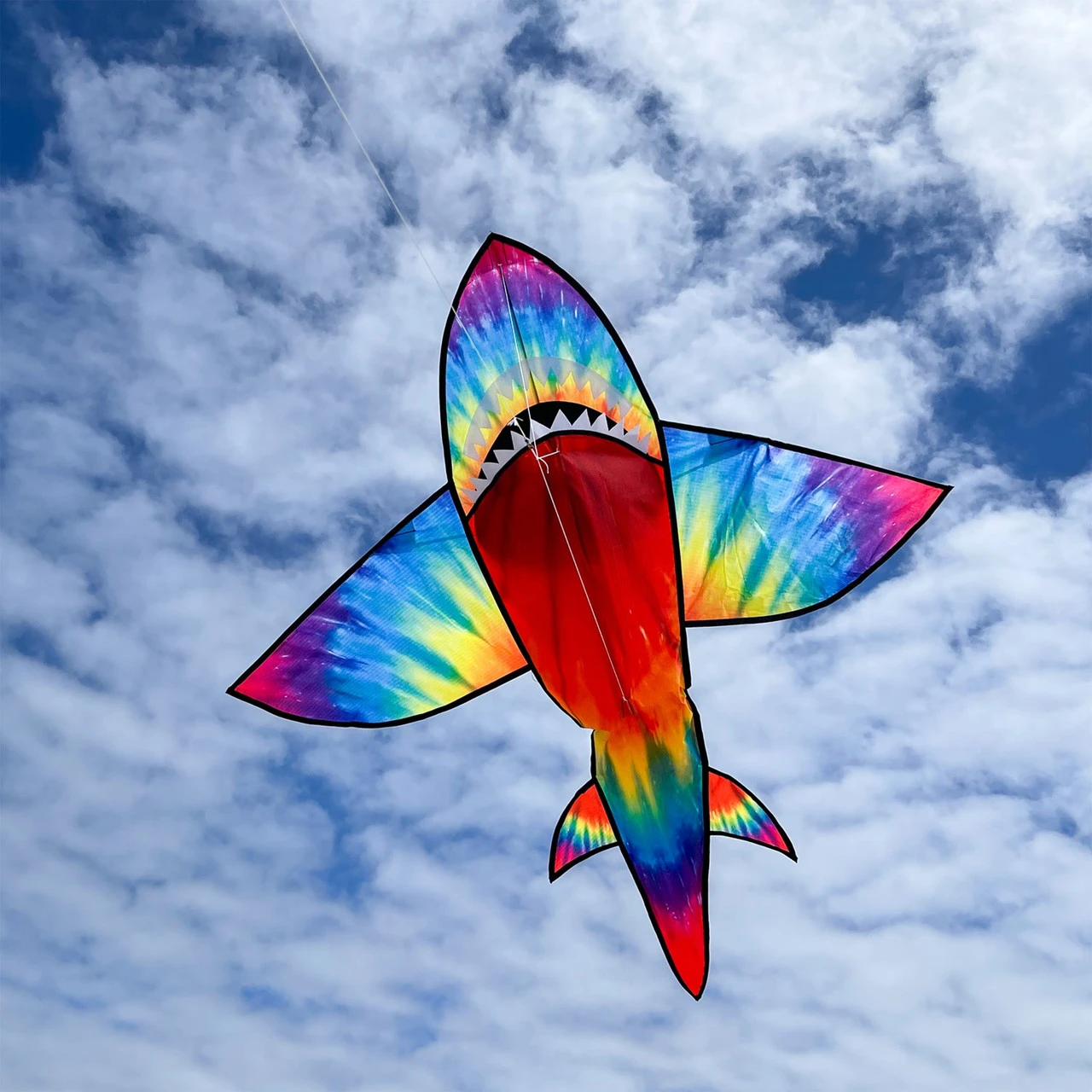5' 3D TIE DYE SHARK KITE 1 5' 3D TIE DYE SHARK KITE